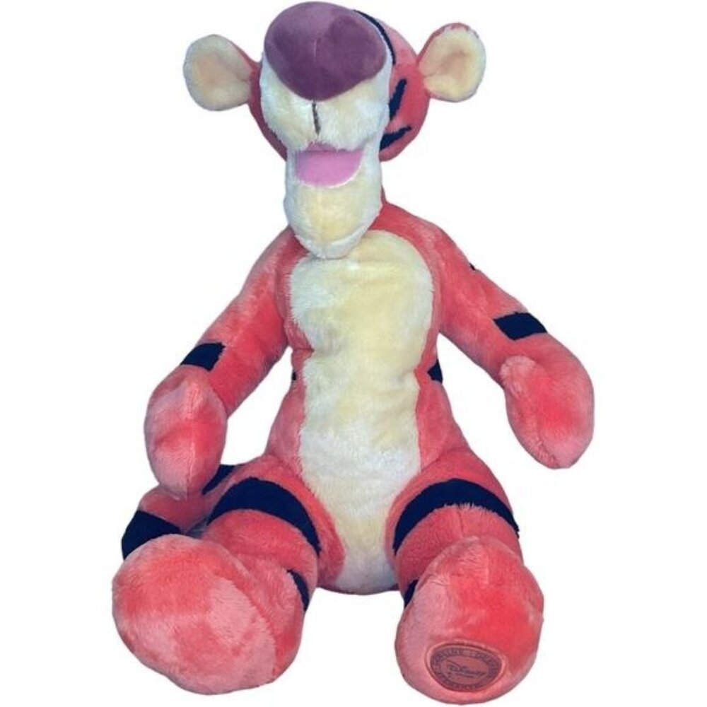 Disney Store Original Tigger Plush Stuffed Animal 18" Tall Orange Black Striped